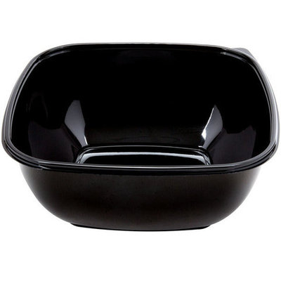 160 OZ BLACK SQUARE BOWL ECOSTAR